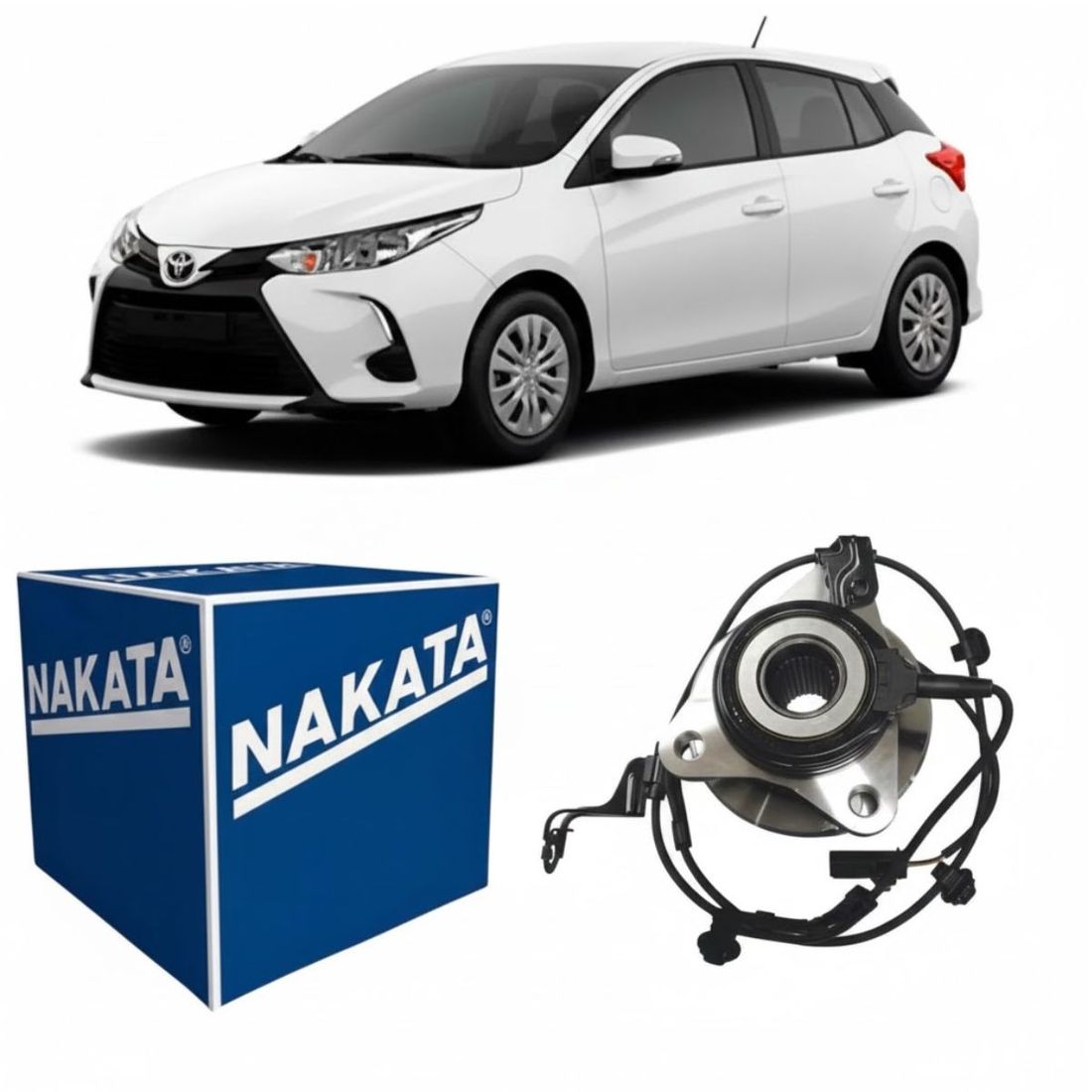 Cubo Roda Dianteiro C/Rolamento Toyota Yaris 18/... Direito Cubo Roda Dianteiro C/Rolamento Toyota Yaris 18/... Direito