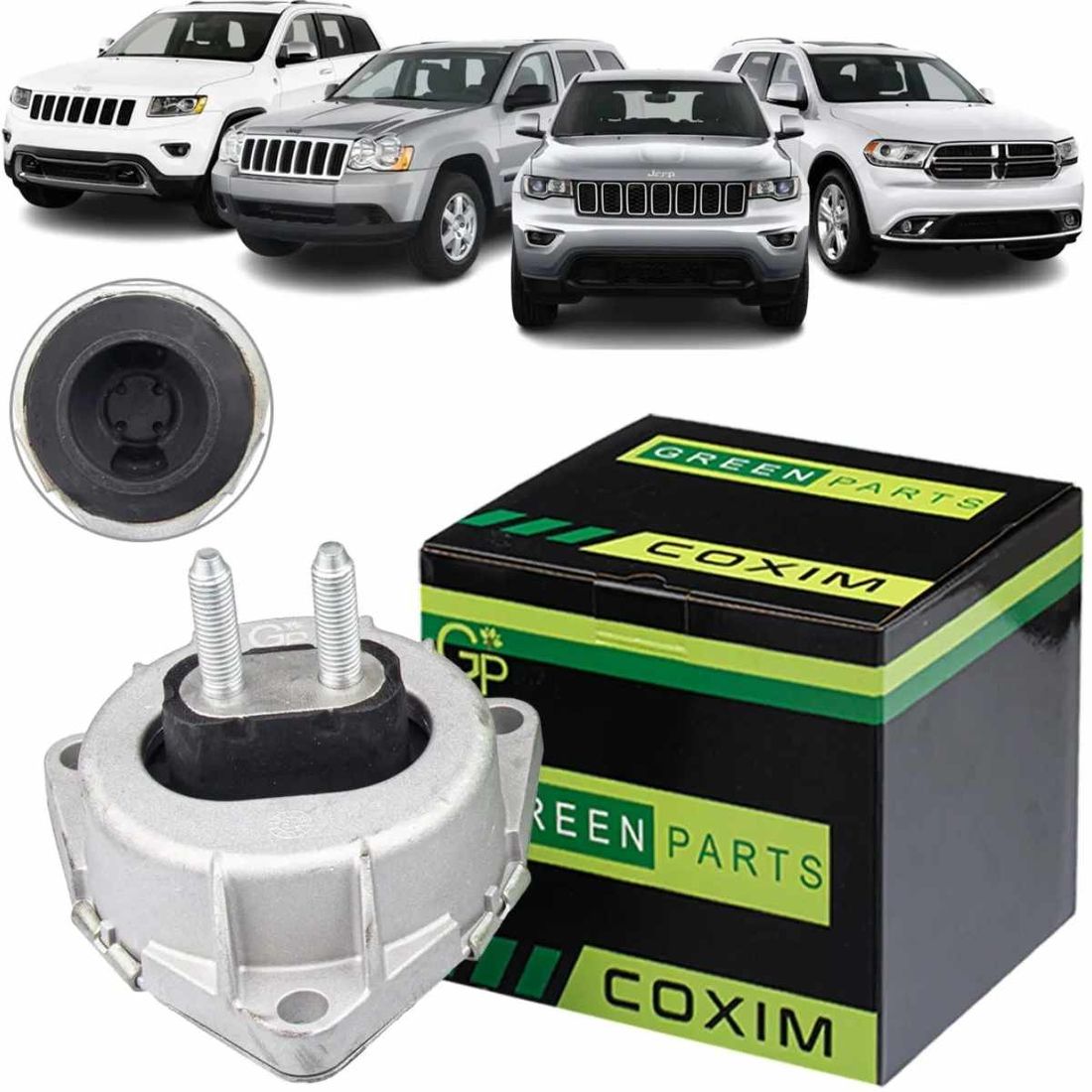 Coxim Câmbio Traseiro Jeep Grand Cherokee 3.6 2011/2018 Durango 3.6 13/15 Coxim Câmbio Traseiro Jeep Grand Cherokee 3.6 2011/2018 Durango 3.6 13/15