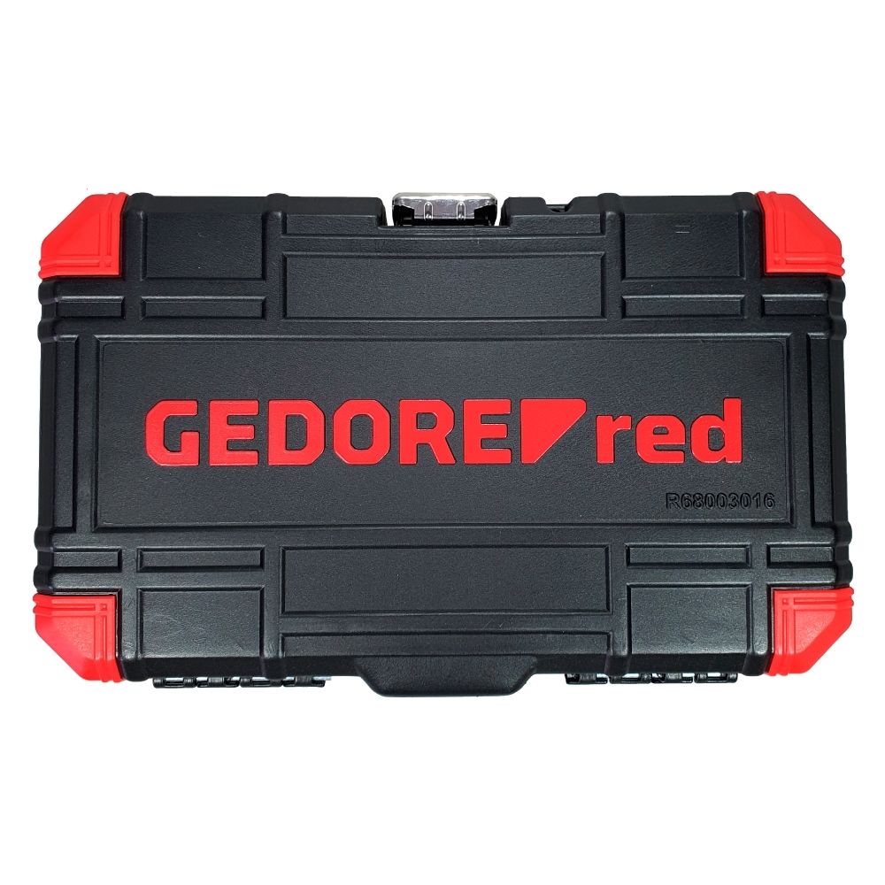 Jogo de Soquetes Gedore RED Torx E10-E24 T30-T70 1/2" 16pçs GR68003016