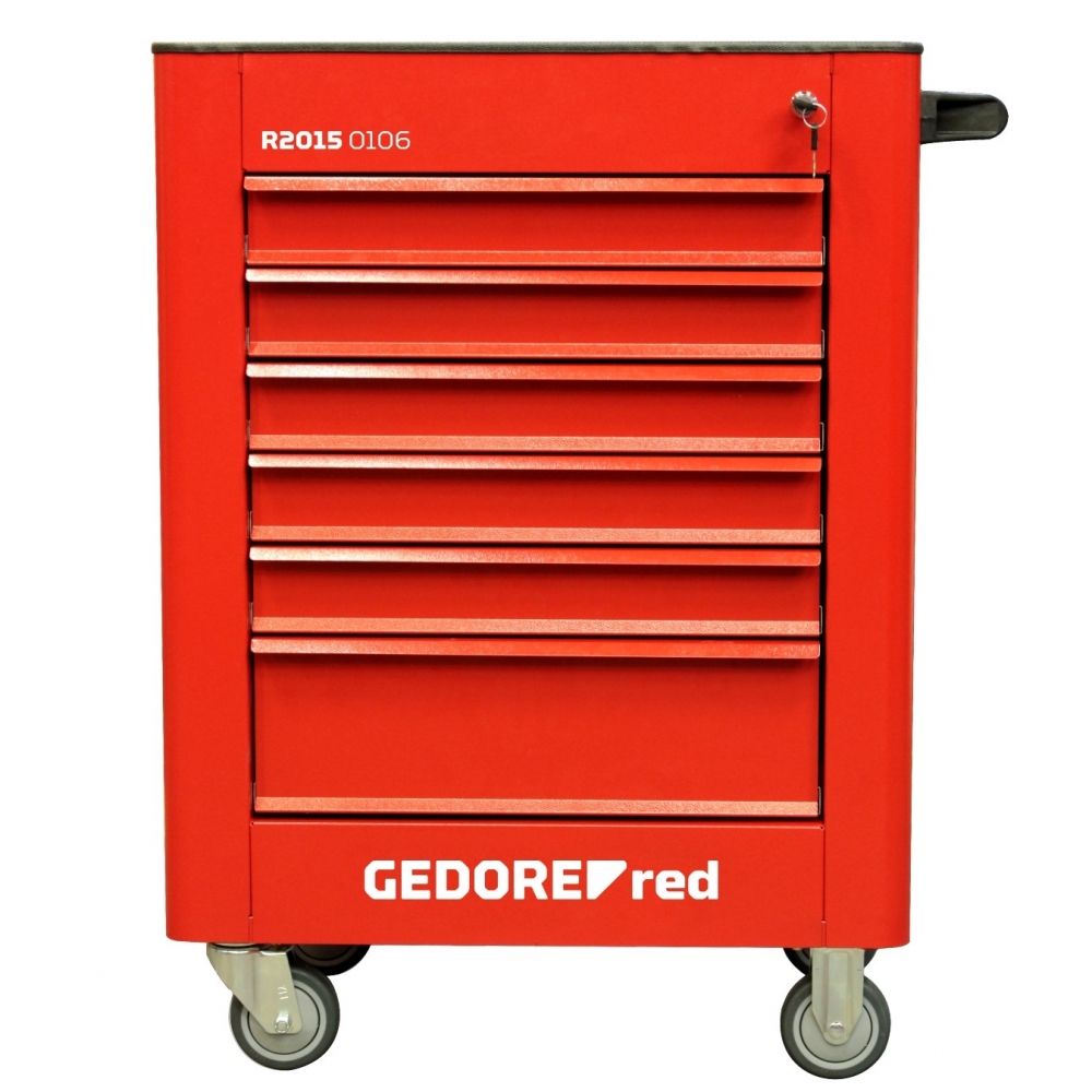 Carro Para Ferramentas Gedore RED Vermelho 6 Gavetas