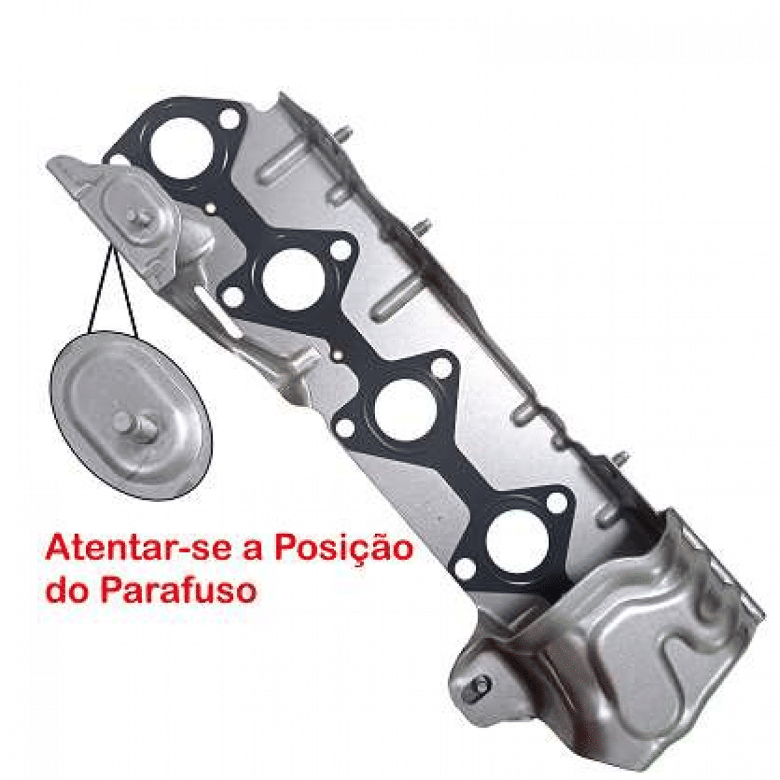Junta Coletor Escape Com Defletor Fiat Scudo 1.5 2022 a 2025