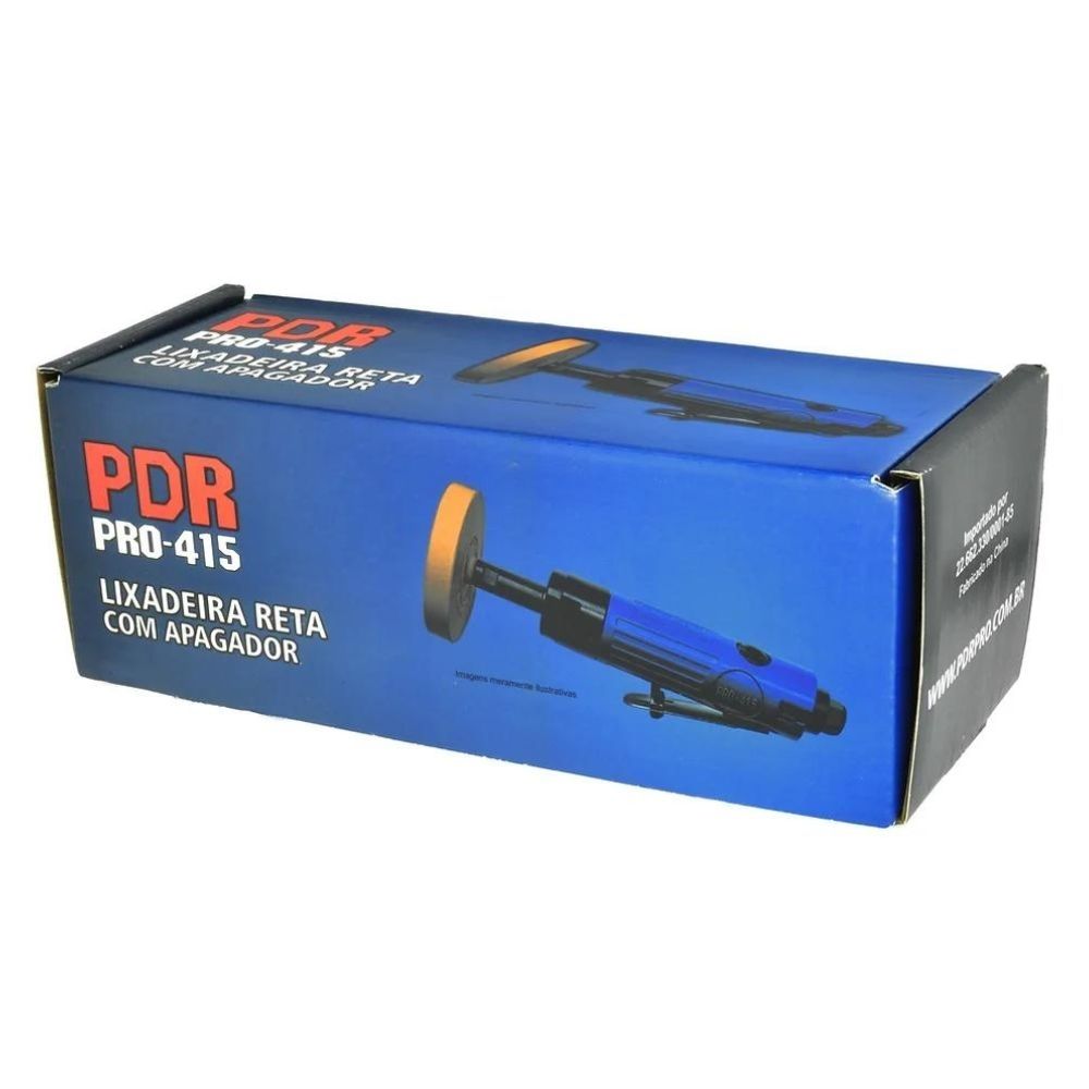 Lixadeira Pneumática Reta Com Apagador PRO-415