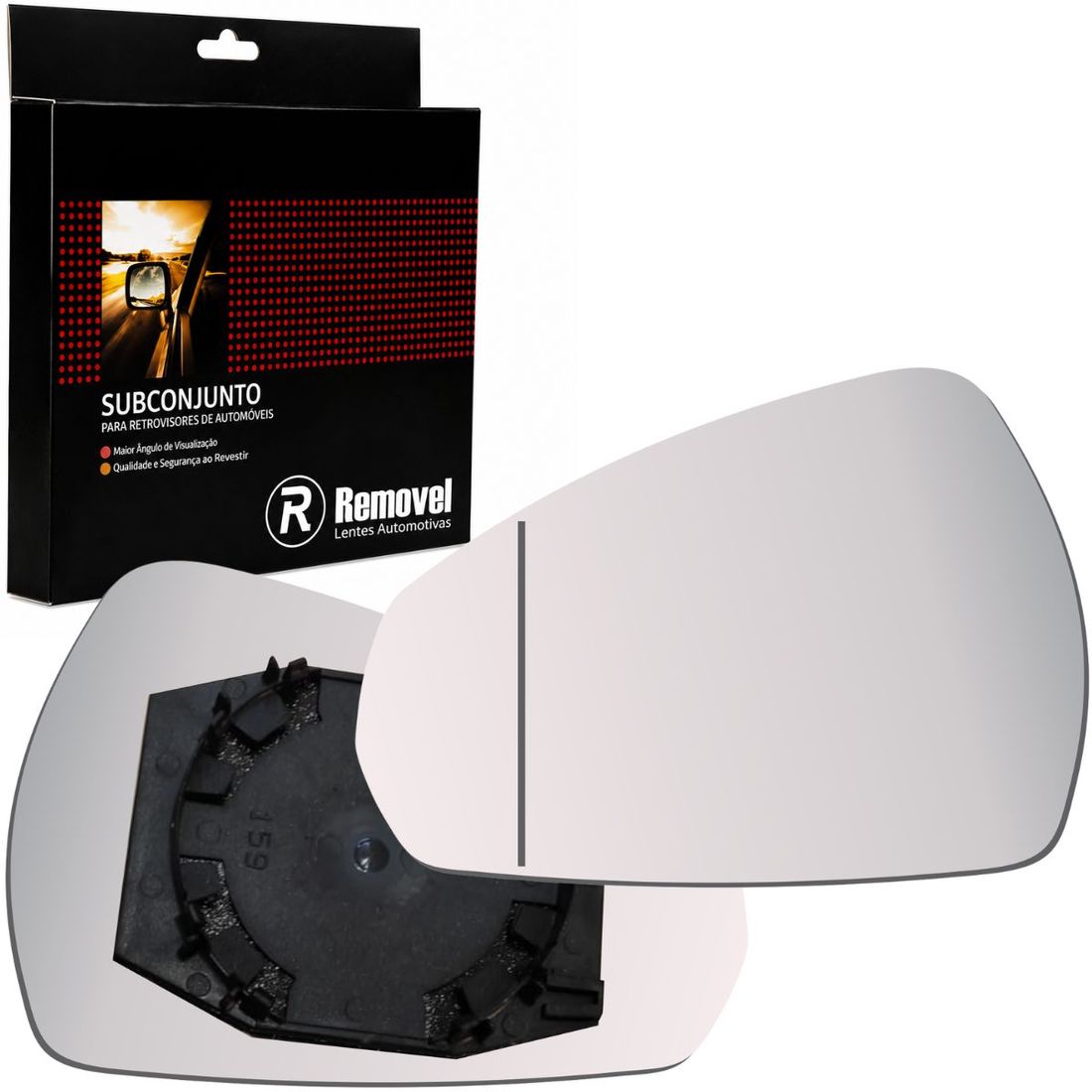 Lente Retrovisor Esquerdo Audi A3 2015 A 2018