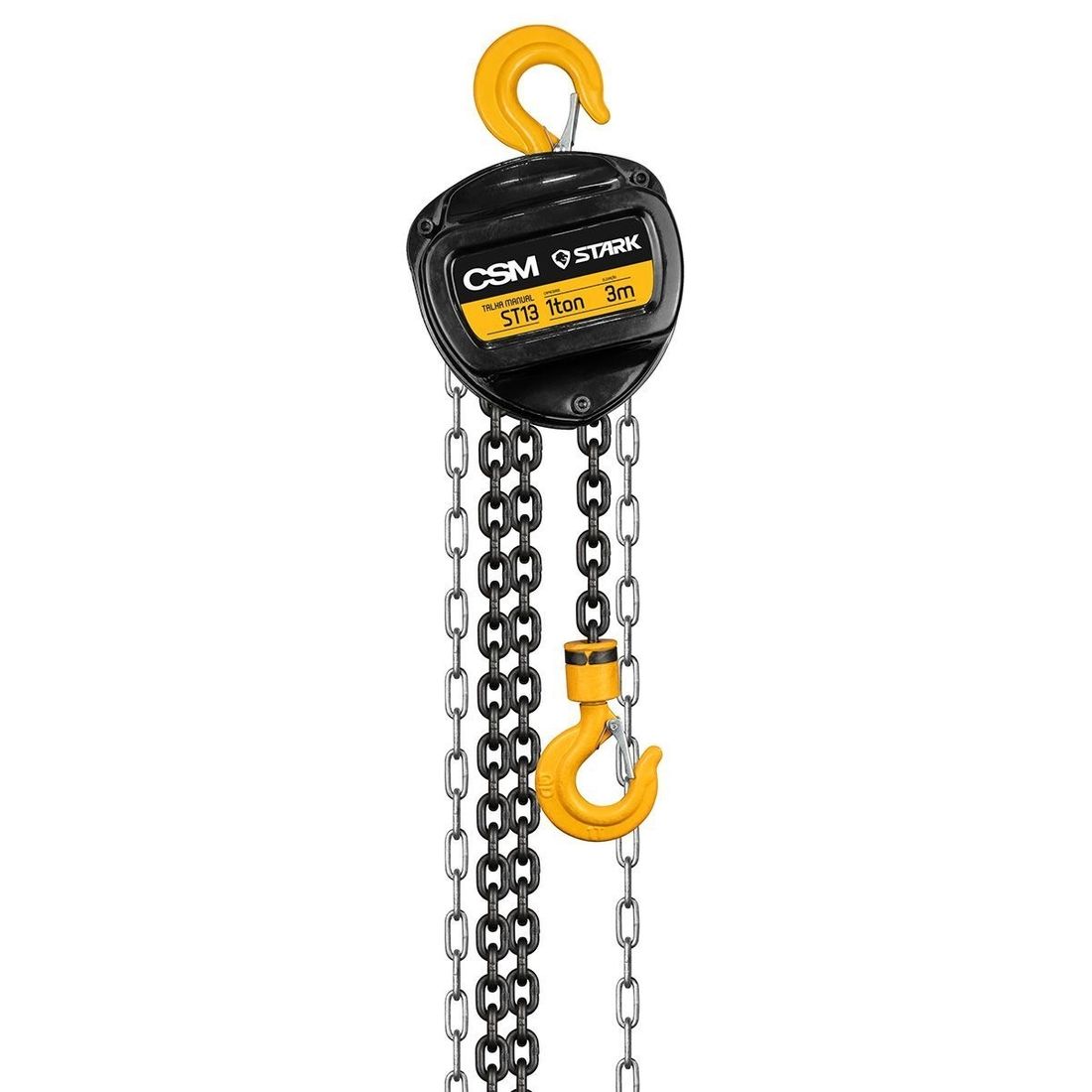 Talha de Corrente Manual 1 Tonelada Com 3m Stark CSM