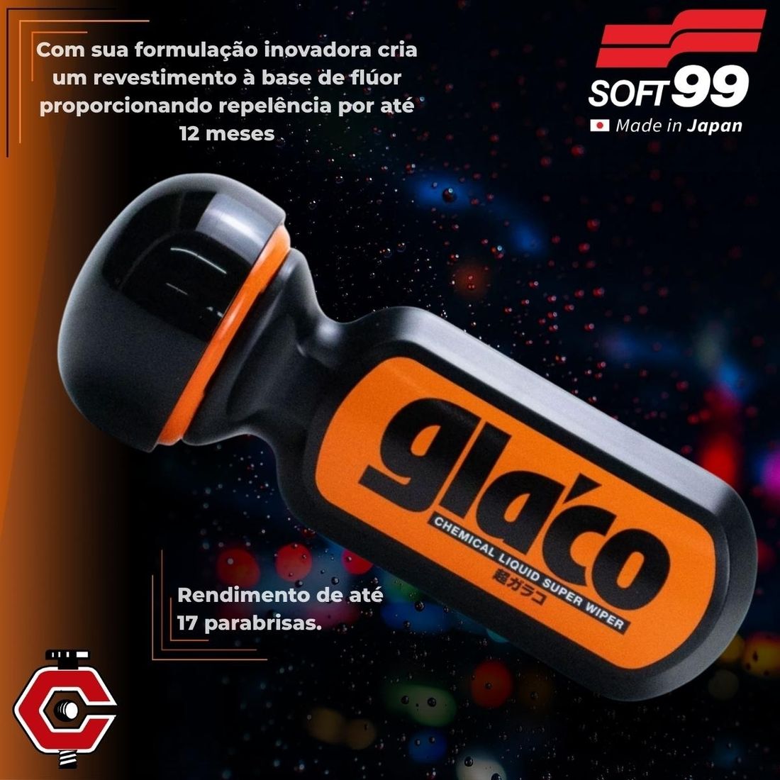 Cristalizador de Vidros Ultra Glaco Fusso 70ml Soft99