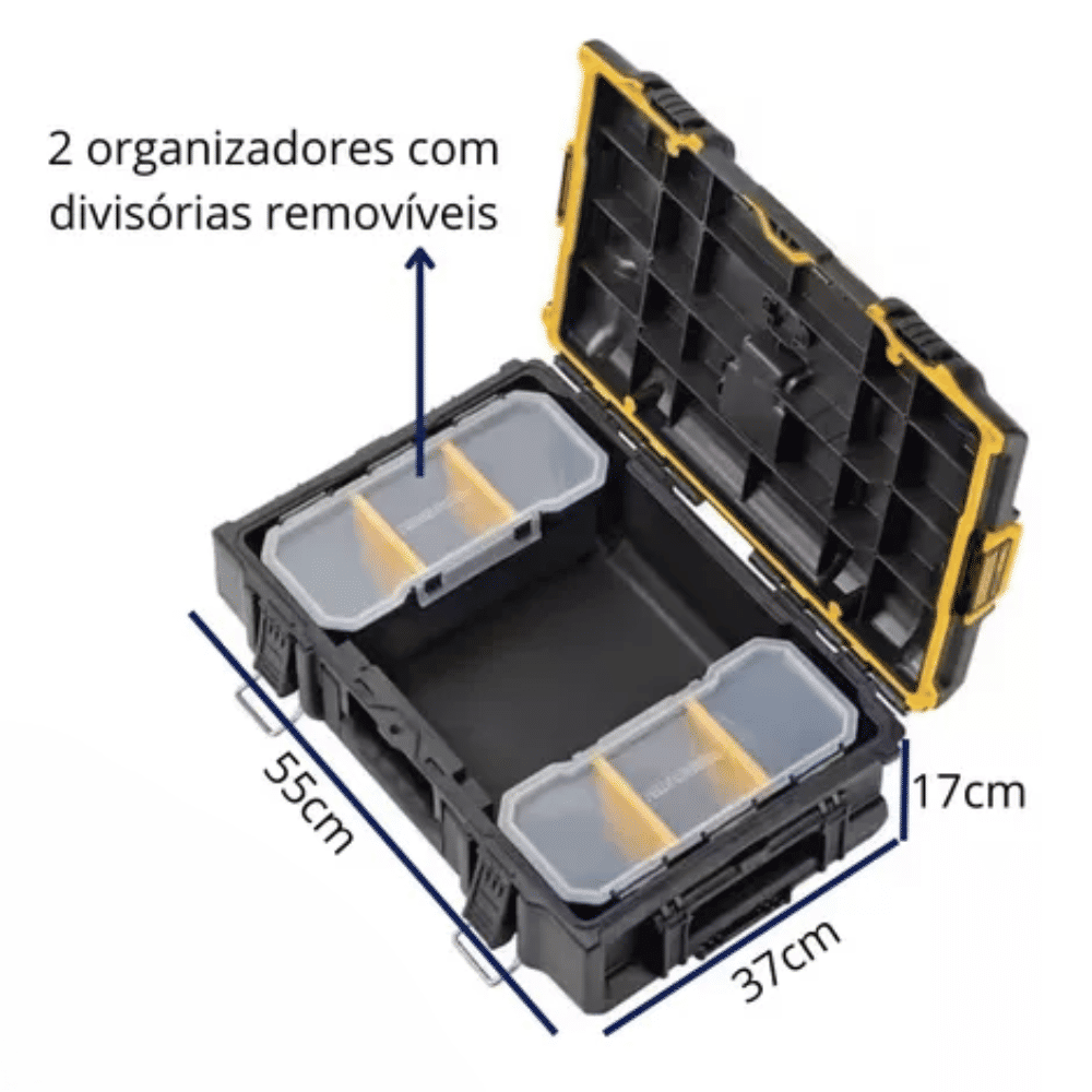 Organizador Pequeno 55x37x17cm DeWalt Toughsystem