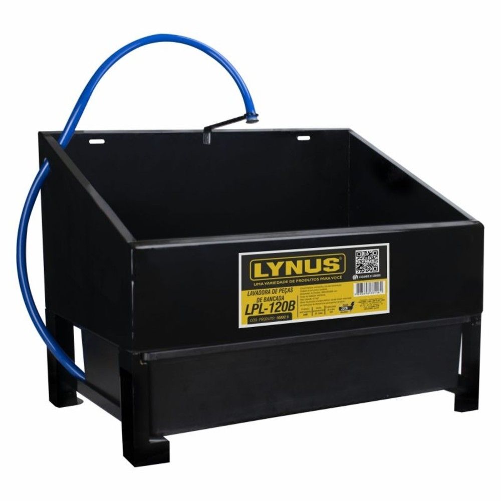 Lavadora Peças Bancada/Parede 34W 12L Lynus LPL-120B