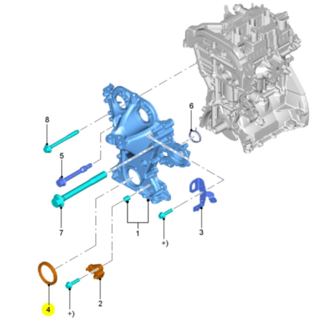 Retentor Dianteiro Virabrequim Ford Fiesta Ka 1.0 3cc