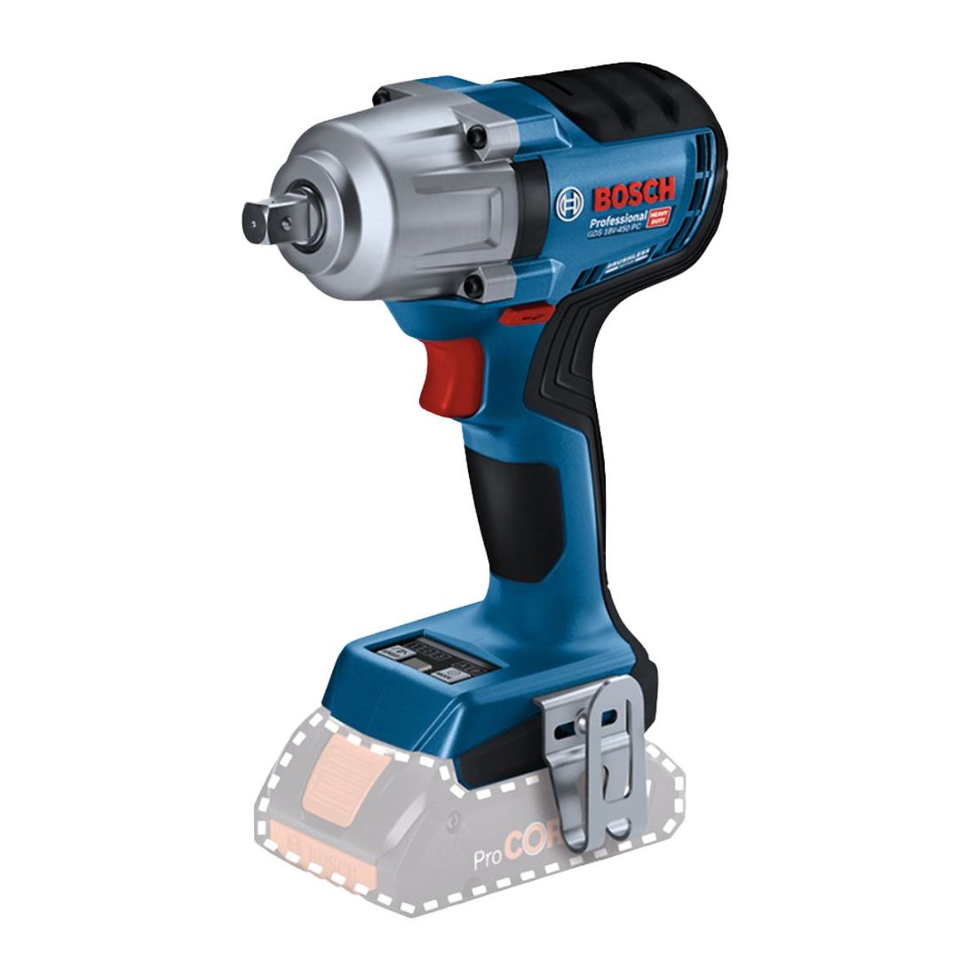 Combo Chave Impacto + Multicortadora Bosch com 2 Baterias 18v 4ah e Carregador