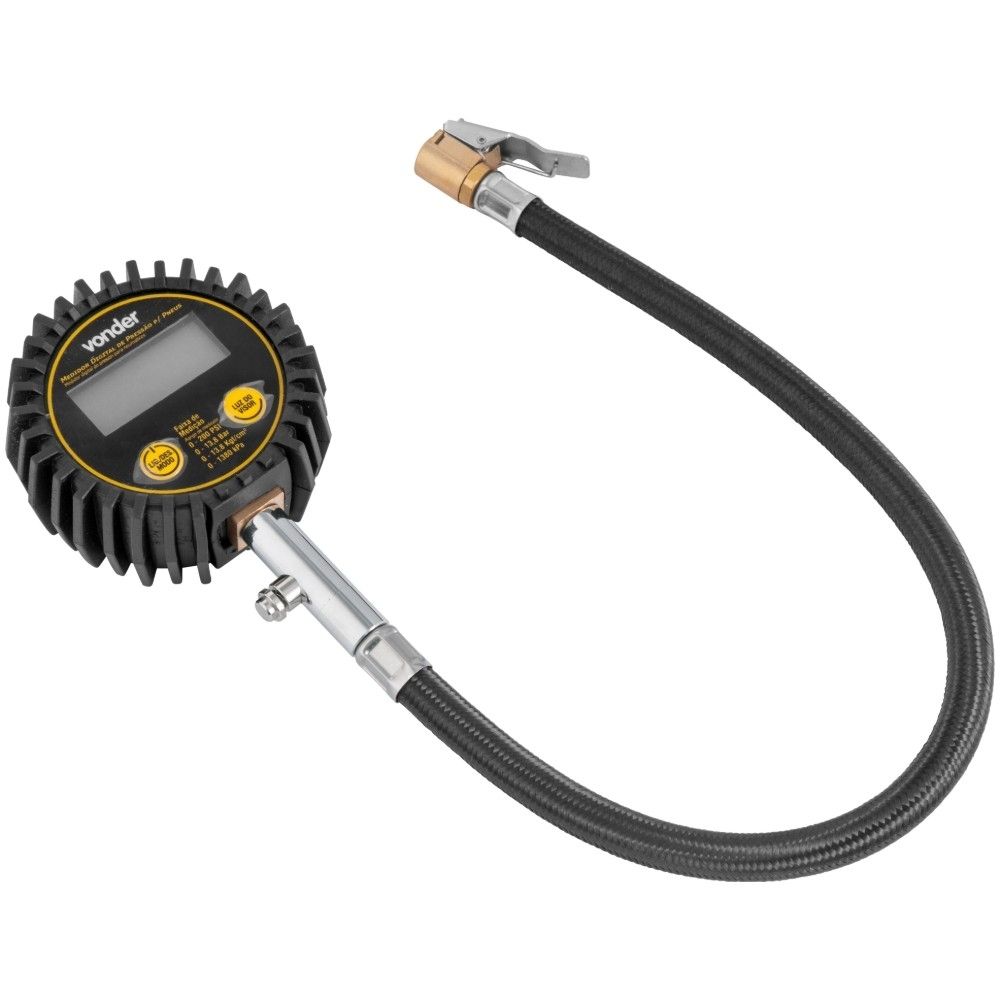 Medidor Digital De Pressão Para Rodas Pneus Vonder 0-200PSI