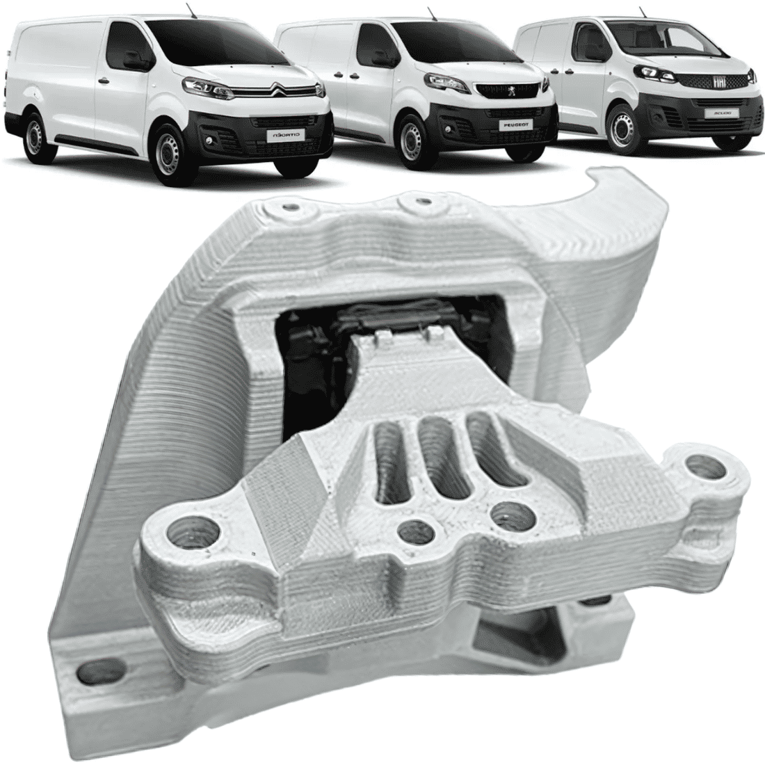 Coxim Motor LD Direito Peugeot Expert Citroen Jumpy 1.5/1.6 2018... Fiat Scudo 1.5 2022...
