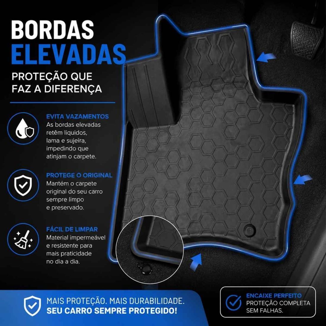 Conjunto Tapete Bandeja Fiat Toro Após 2016