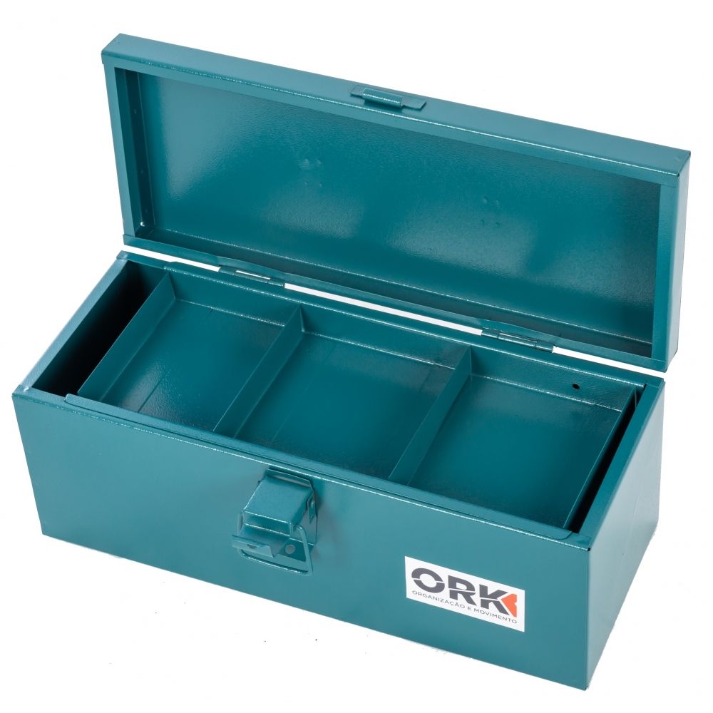 Baú Reto Com Organizador Metálico 400mm BAF-001