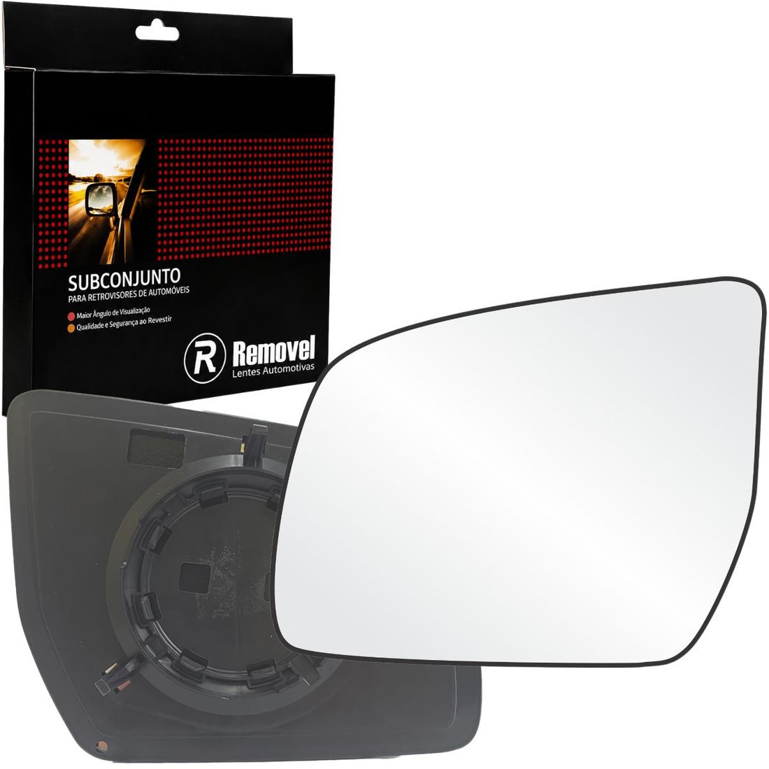 Lente Retrovisor Esquerdo Ford Ranger 2013 A 2022