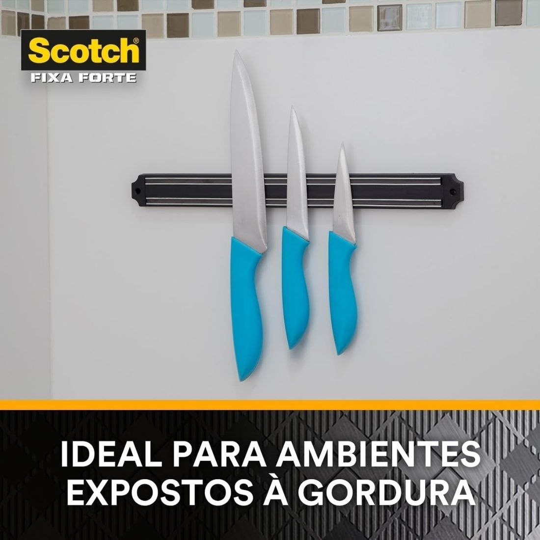 Fita Dupla Face 3M Scotch Fixa Forte Cozinha 24mm x 1,5m Fita Dupla Face 3M Scotch Fixa Forte Cozinha 24mm x 1,5m