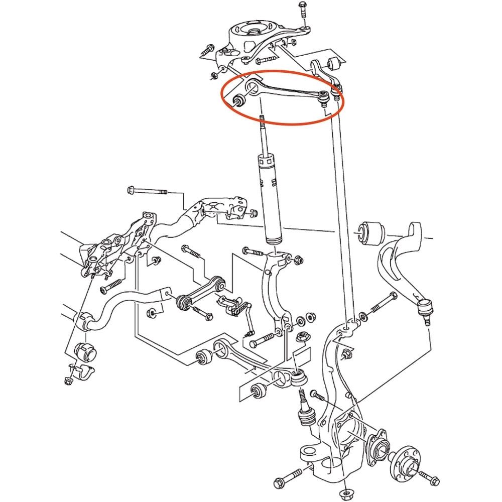 Braço Dianteiro Superior Anterior Direito Audi - 2009 a 2017 APlus