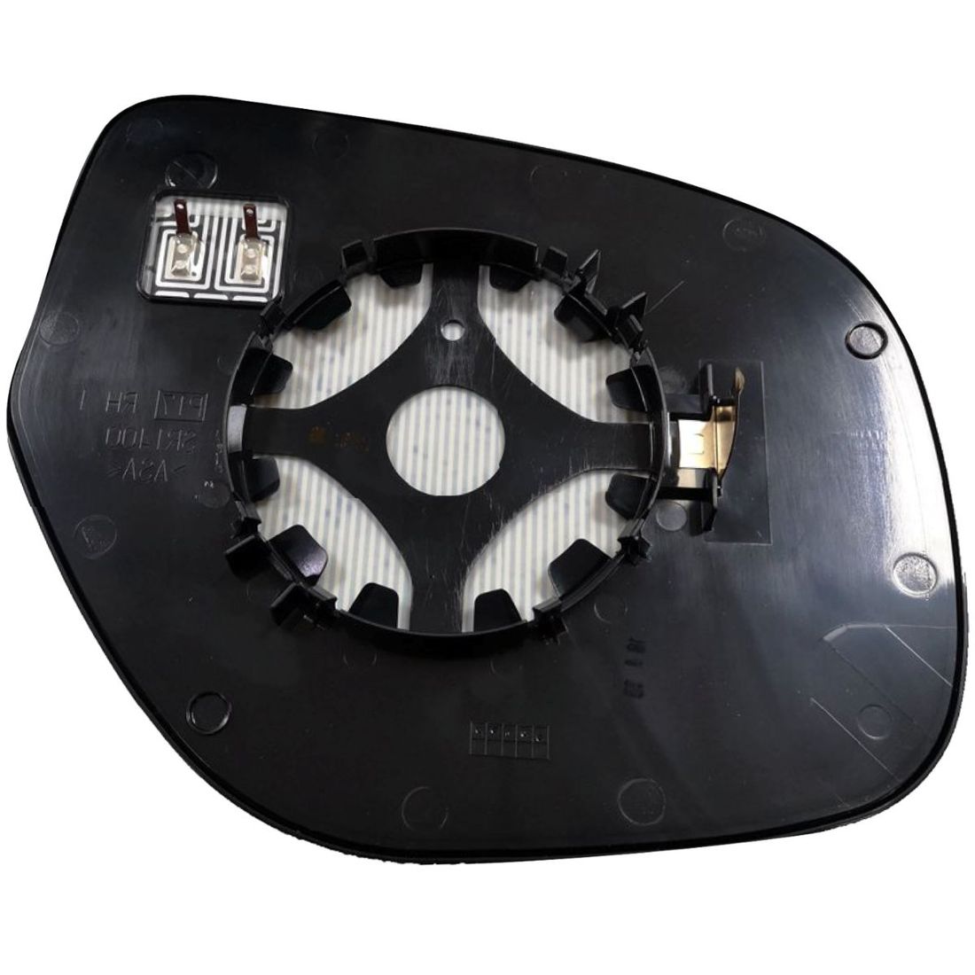 Lente Retrovisor Esquerdo Mitsubishi ASX 2010 Em Diante Com Pisca/ Redondo