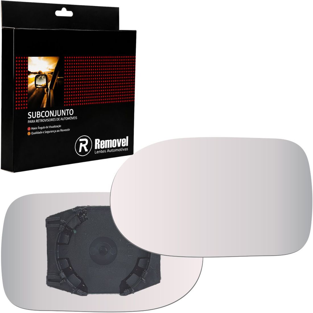 Lente Retrovisor Esquerdo Fiat Uno Economy 2011 A 2013