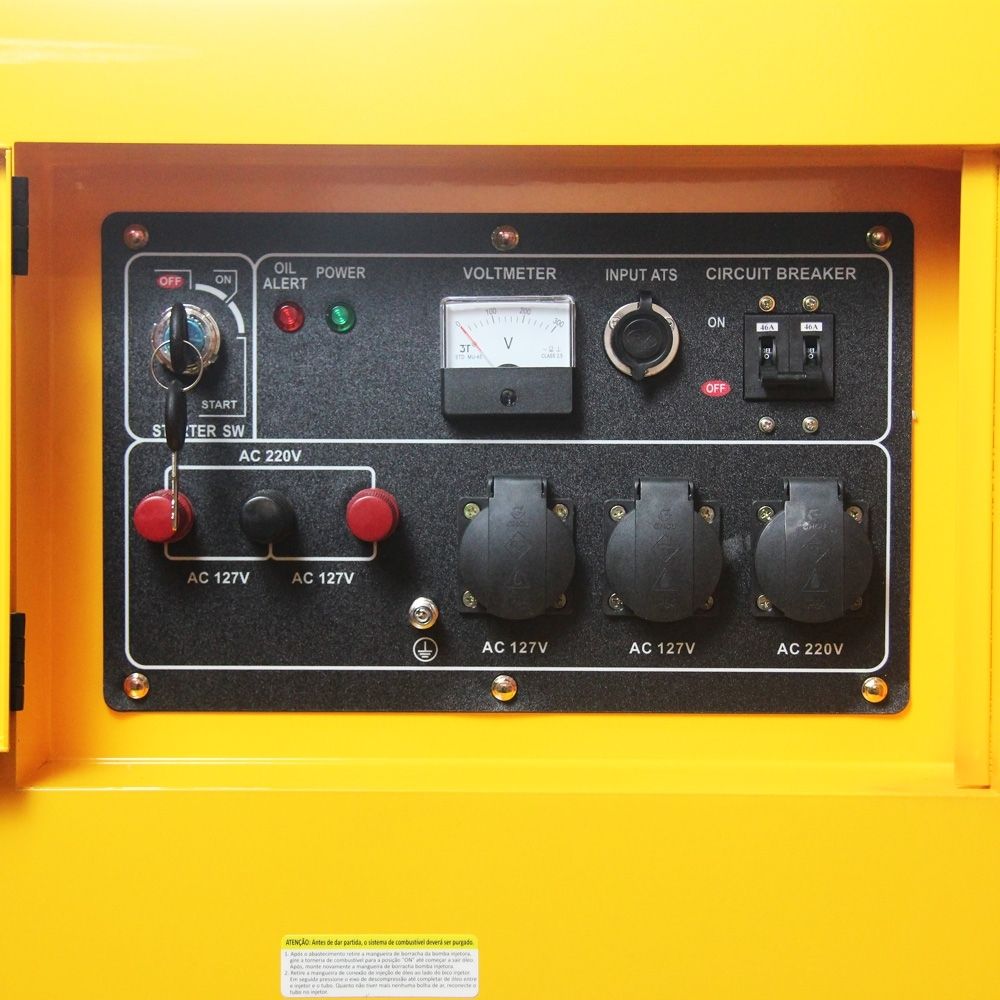 Gerador Diesel 11 kVA Monofásico 110/220V Cabinado CSM GMD12000ES
