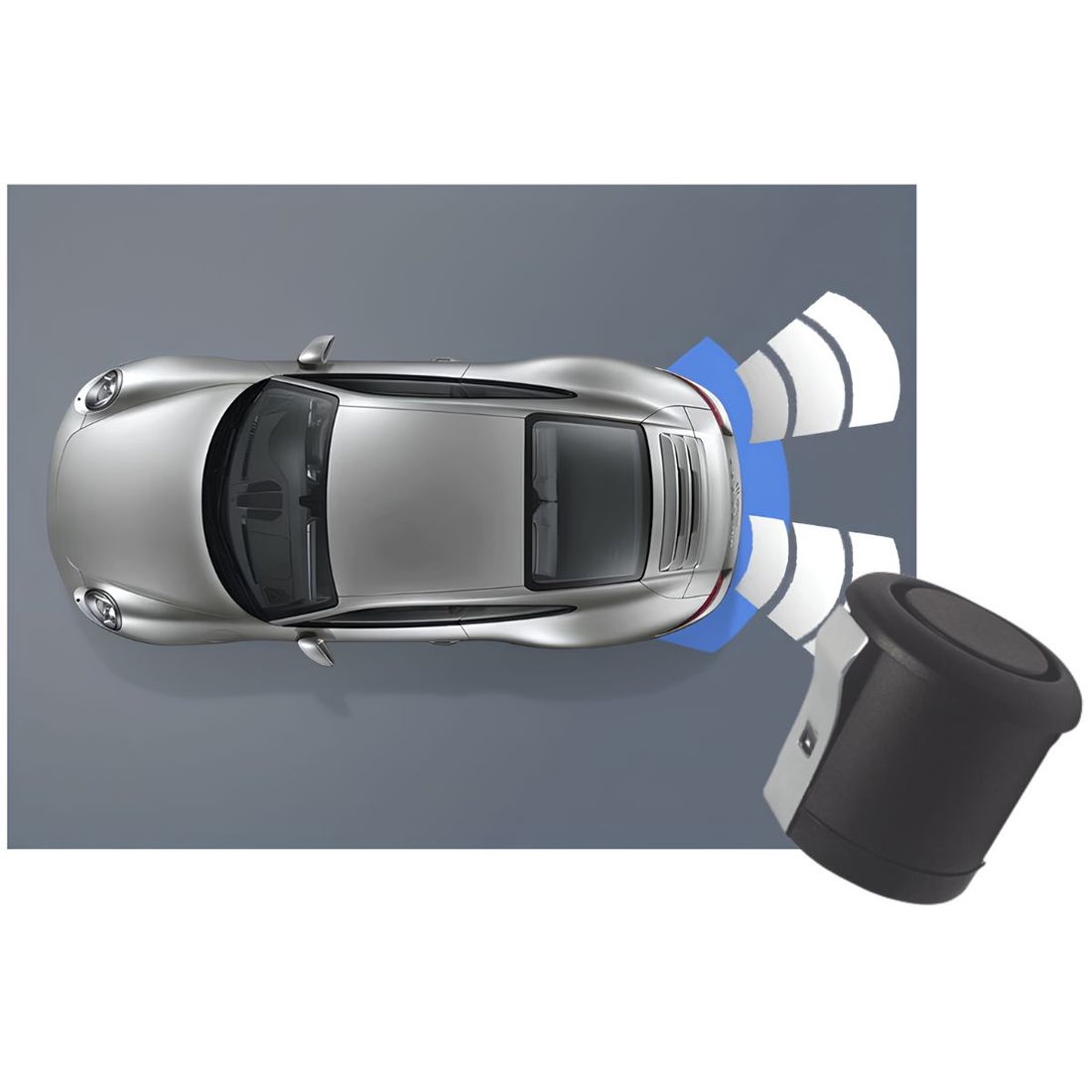 Kit Sensor Estacionamento 12v 4p Preto Fosco Roadstar Kit Sensor Estacionamento 12v 4p Preto Fosco Roadstar