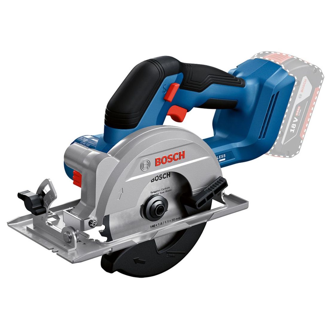 Combo Martelete SDS + Serra Circular Bosch Com 2 Baterias 18v 4ah e Carregador