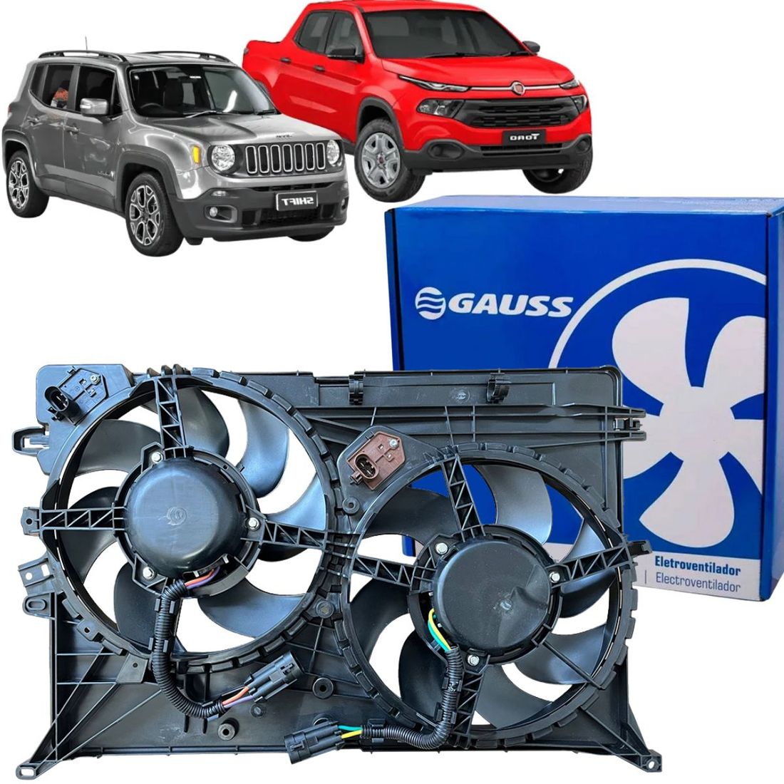 Eletroventilador Fiat Renegade Toro 2.0 Diesel 2016/2021