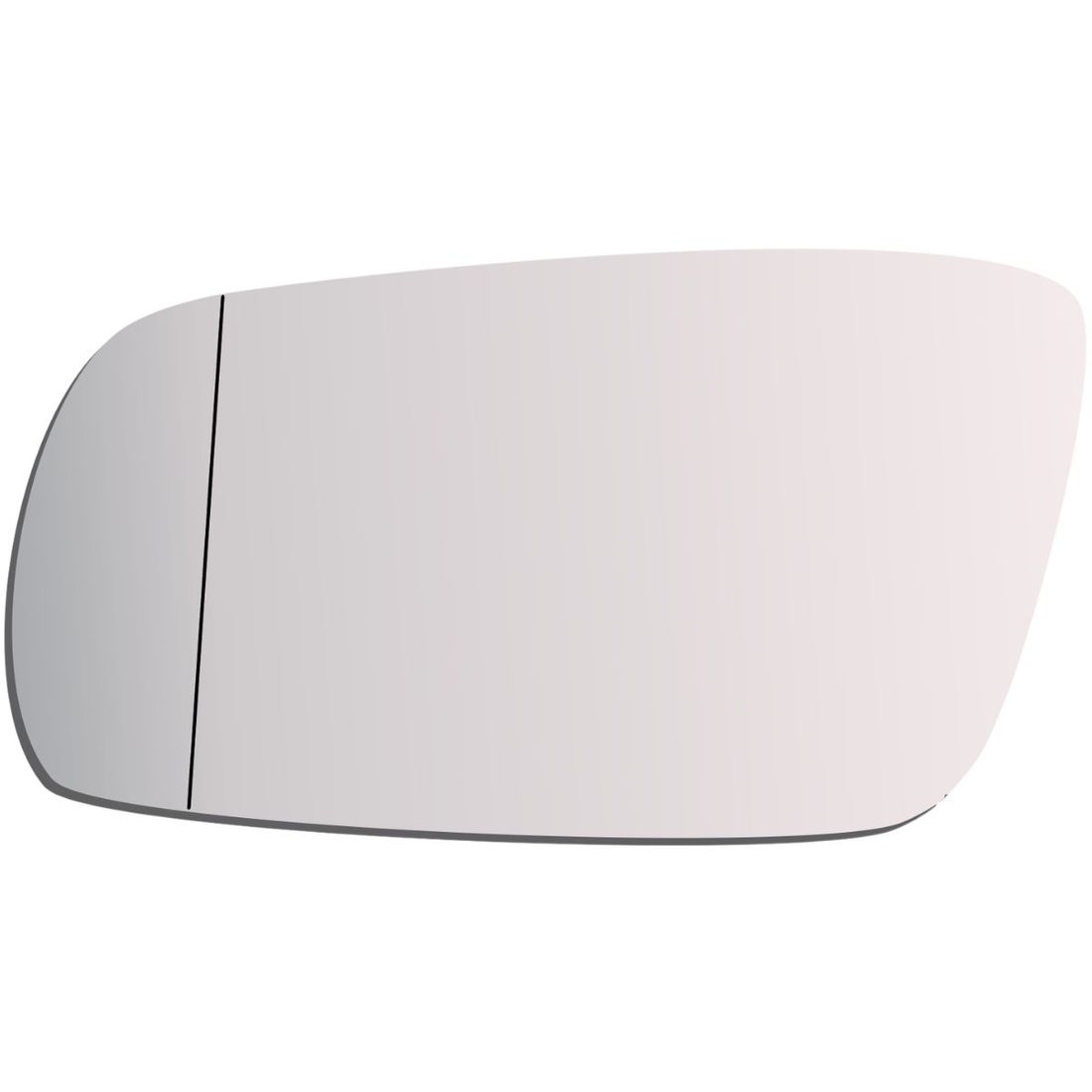 Lente Retrovisor Esquerdo VW Golf 2000 A 2006 Bora 2001 Em Diante - Asférico