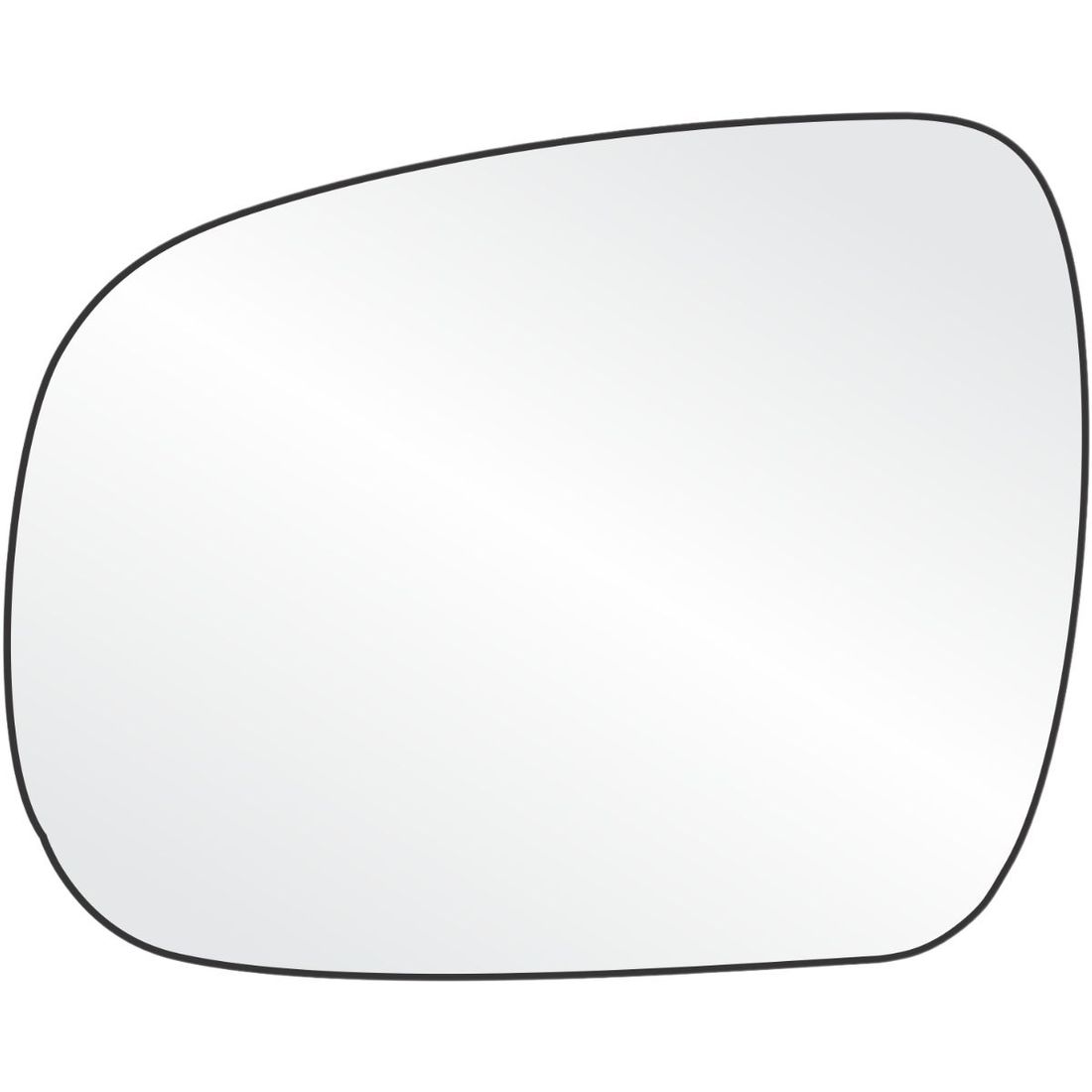 Lente Retrovisor Esquerdo Toyota Hilux 2005 A 2014