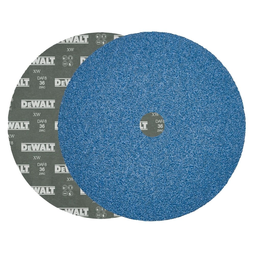 Disco Lixa Fibra Zirconia 4.1/2" Grão 50 DeWalt Disco Lixa Fibra Zirconia 4.1/2" Grão 50 DeWalt