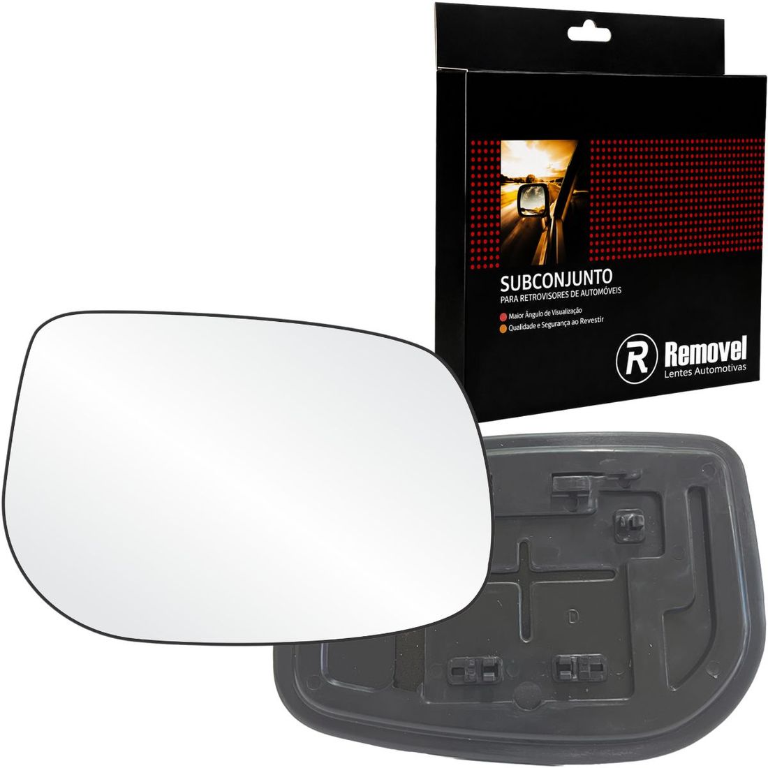 Lente Retrovisor Direito Toyota Corolla 2008 A 2014