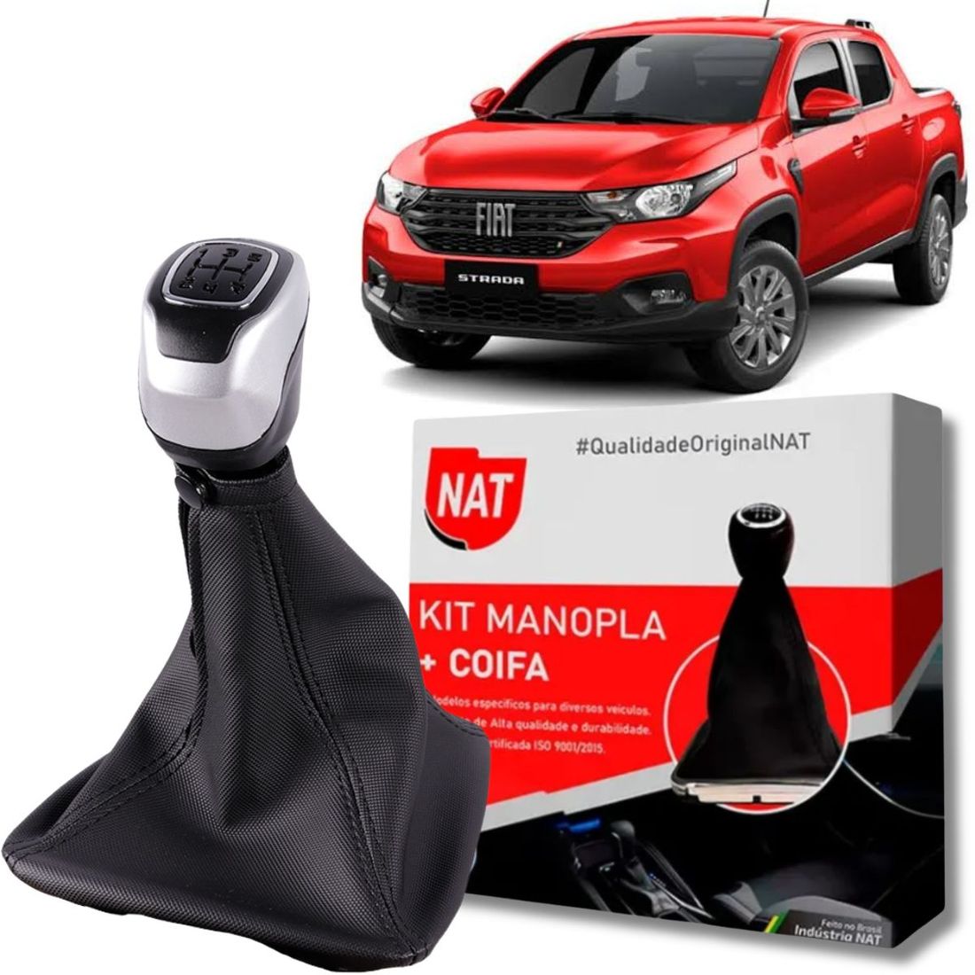 Kit Coifa Alavanca Câmbio Fiat Strada Após 2020 Nat Kit Coifa Alavanca Câmbio Fiat Strada Após 2020 Nat