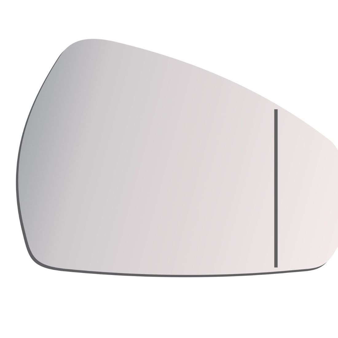 Lente Retrovisor Direito Audi A3 2015 2016 2017 2018 SB354