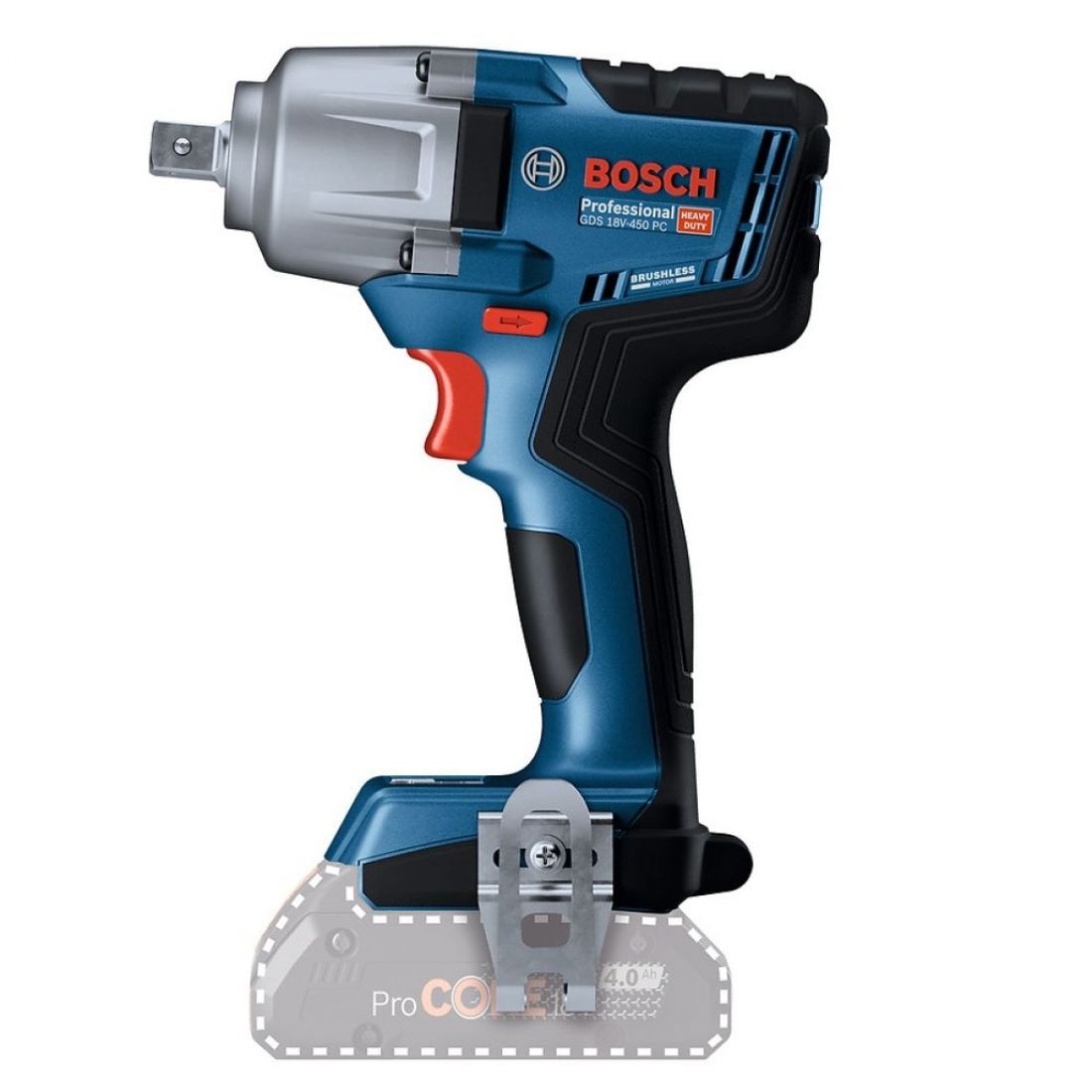 Chave Impacto Encaixe 1/2" Torque 45Kg 18V Sem Bateria