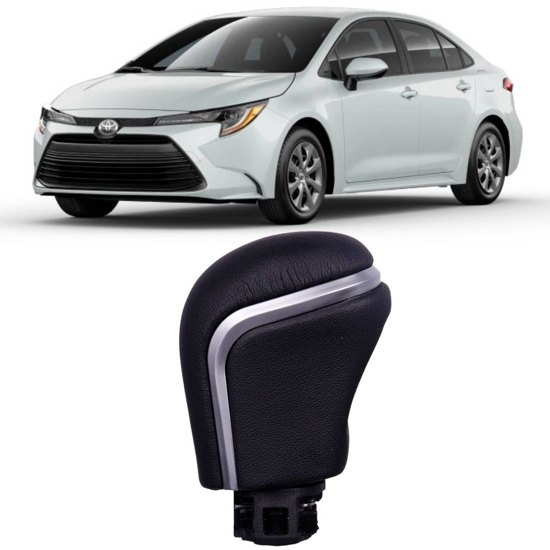 Manopla Câmbio Automático Toyota Corolla 2020 Até 2026 Manopla Câmbio Automático Toyota Corolla 2020 Até 2026