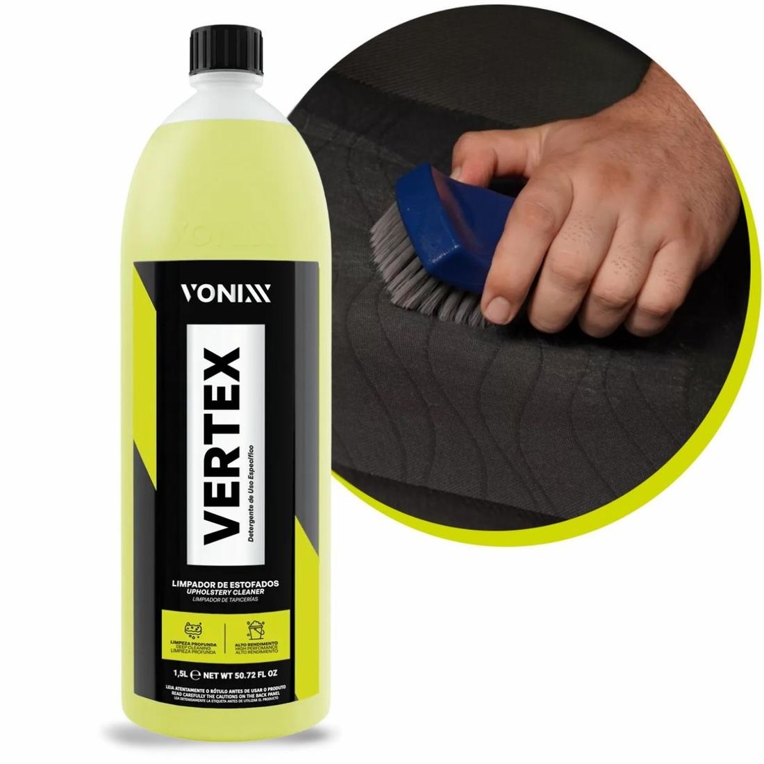 Limpador Para Estofados Vonixx Vertex 1,5L Limpador Para Estofados Vonixx Vertex 1,5L