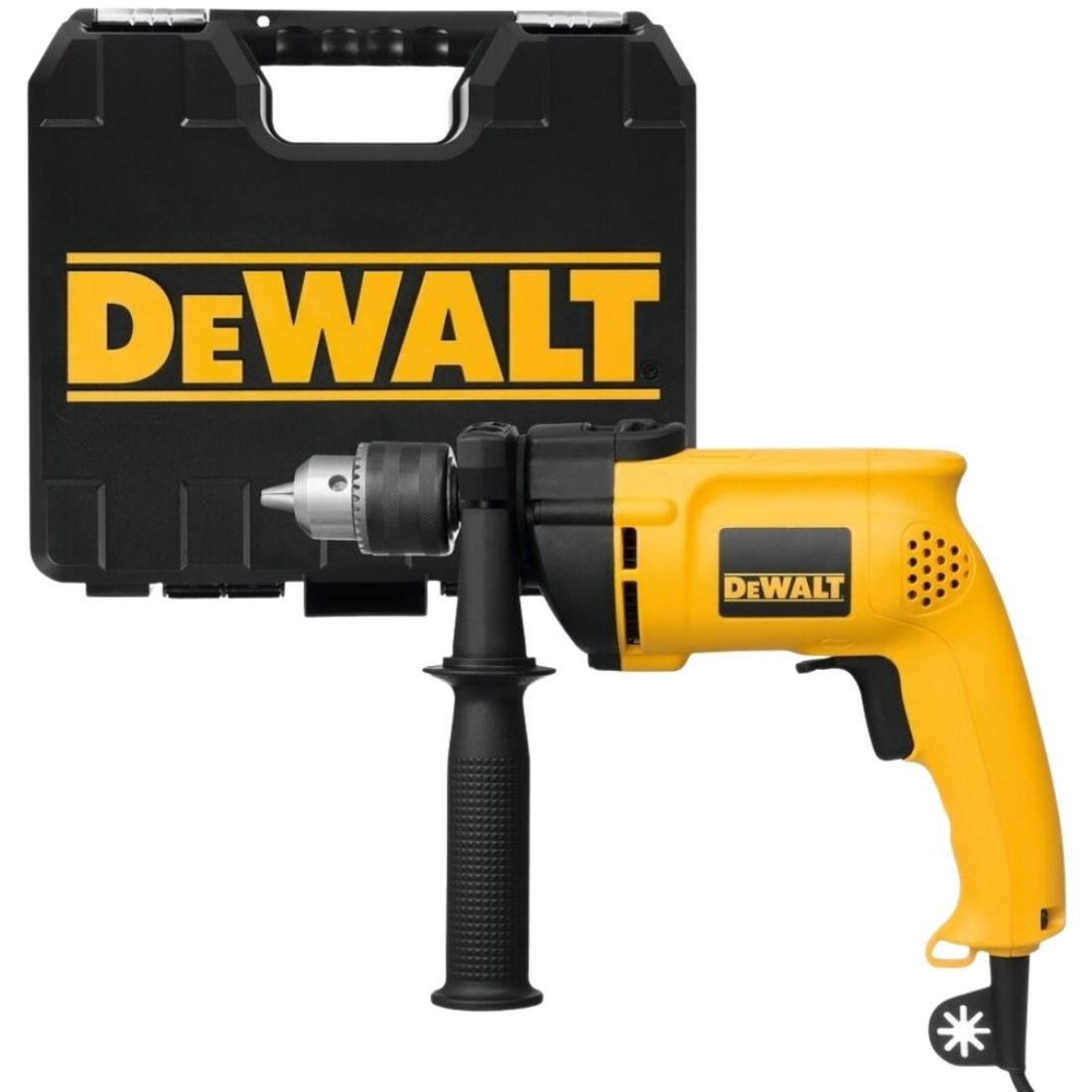 Furadeira de Impacto DeWalt Com Maleta DW508SKB2 1/2" 800W 220v Furadeira de Impacto DeWalt Com Maleta DW508SKB2 1/2" 800W 220v