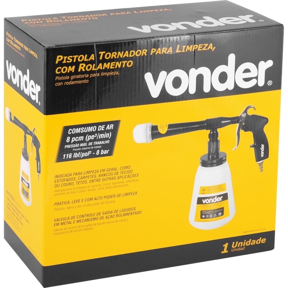 Pistola Tornador Pneumático Com Rolamento Vonder 6220800000