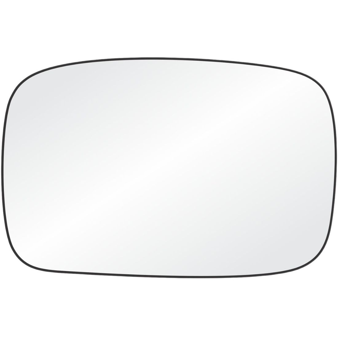 Lente Retrovisor Esquerdo Ford Fiesta 1997 A 2001