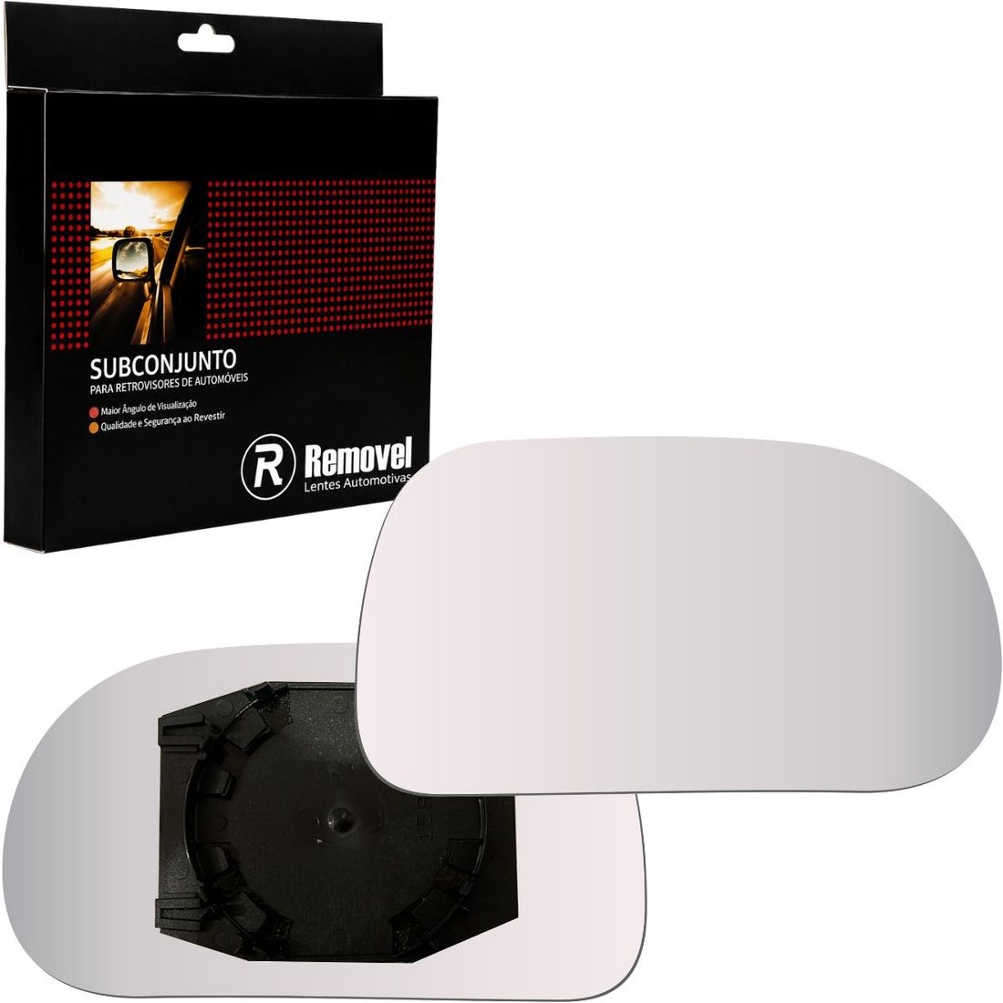 Lente Retrovisor Direito Fiat Marea 1998 A 2008 Brava 1998 A 2003