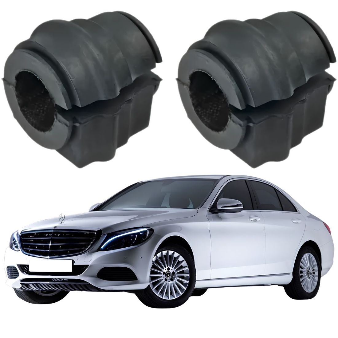 Kit Buchas Estabilizador Dianteiro Mercedes 20mm