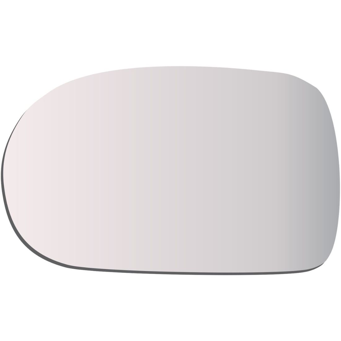 Lente Retrovisor Esquerdo Fiat Palio Economy Strada Siena 2011 A 2017 (Modelo Ficosa)