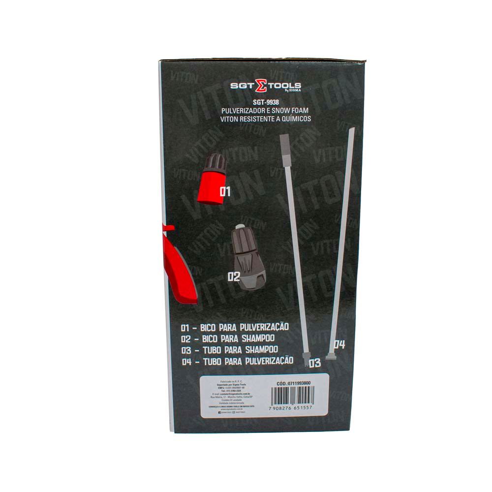 Pulverizador Manual Snow Foam Viton 2L SGT Profissional