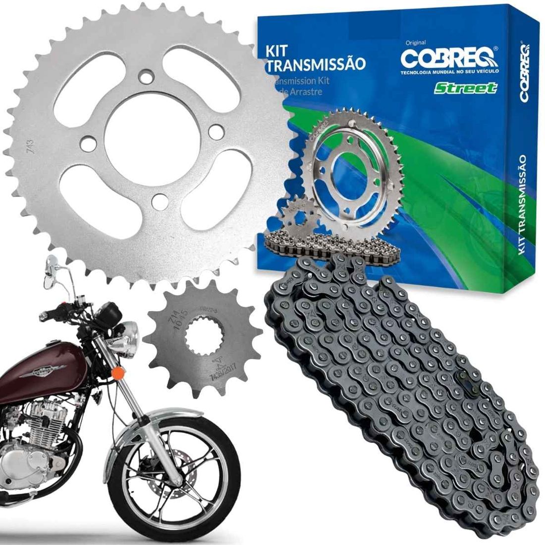 Kit Relação Sem Retentor Suzuki Intruder 125 2001 a 2017 YES 125 2005 2014 Kit Relação Sem Retentor Suzuki Intruder 125 2001 a 2017 YES 125 2005 2014