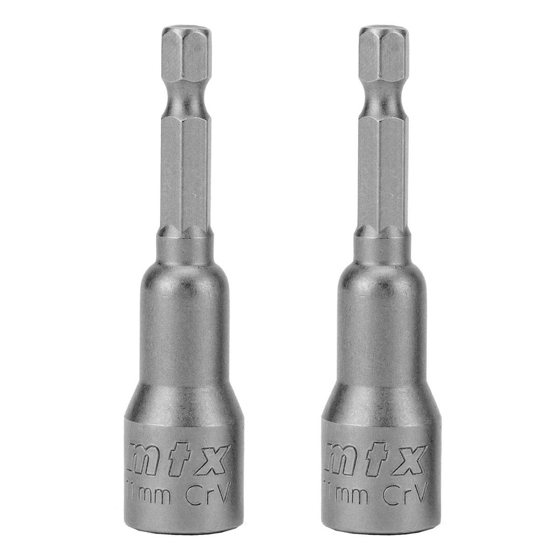 Soquete Magnético para Parafusadeira MTX 11 x 65 mm - Jogo com 2 Peças Soquete Magnético para Parafusadeira MTX 11 x 65 mm - Jogo com 2 Peças