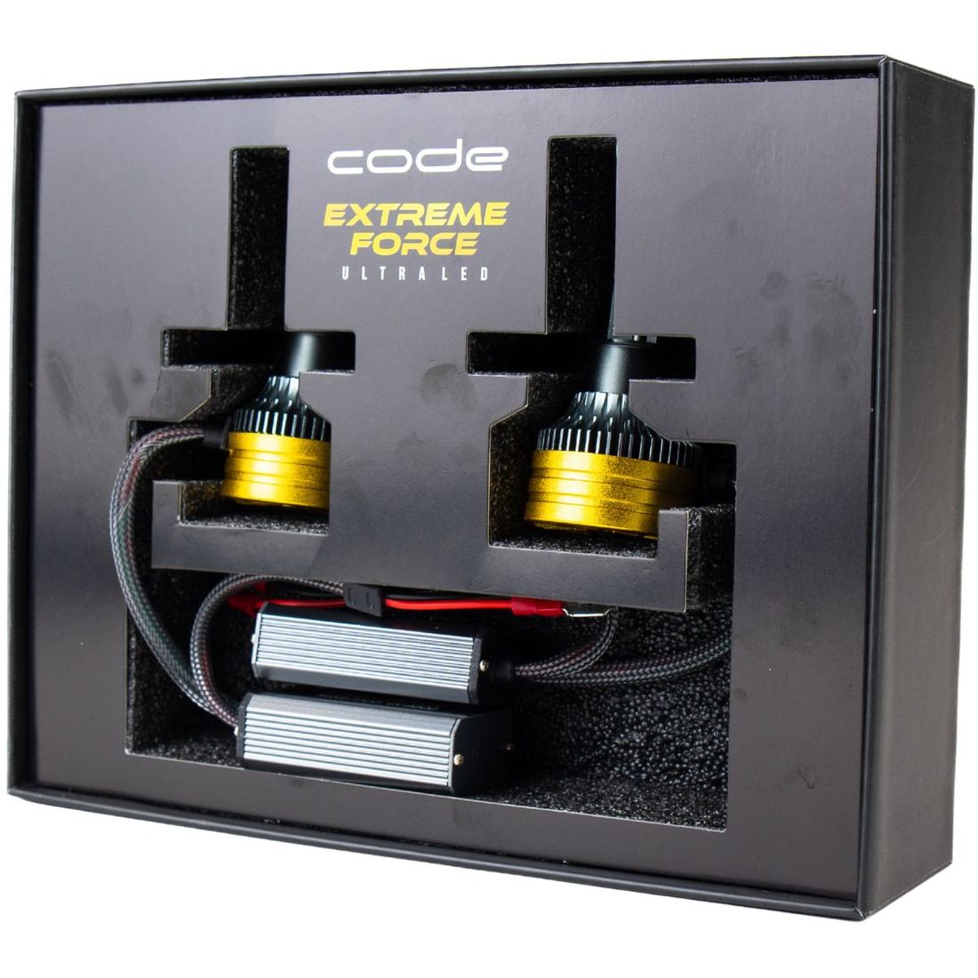 Kit 2 Lâmpadas Ultra Led Code Extreme Force H1 12V 24V 6000K