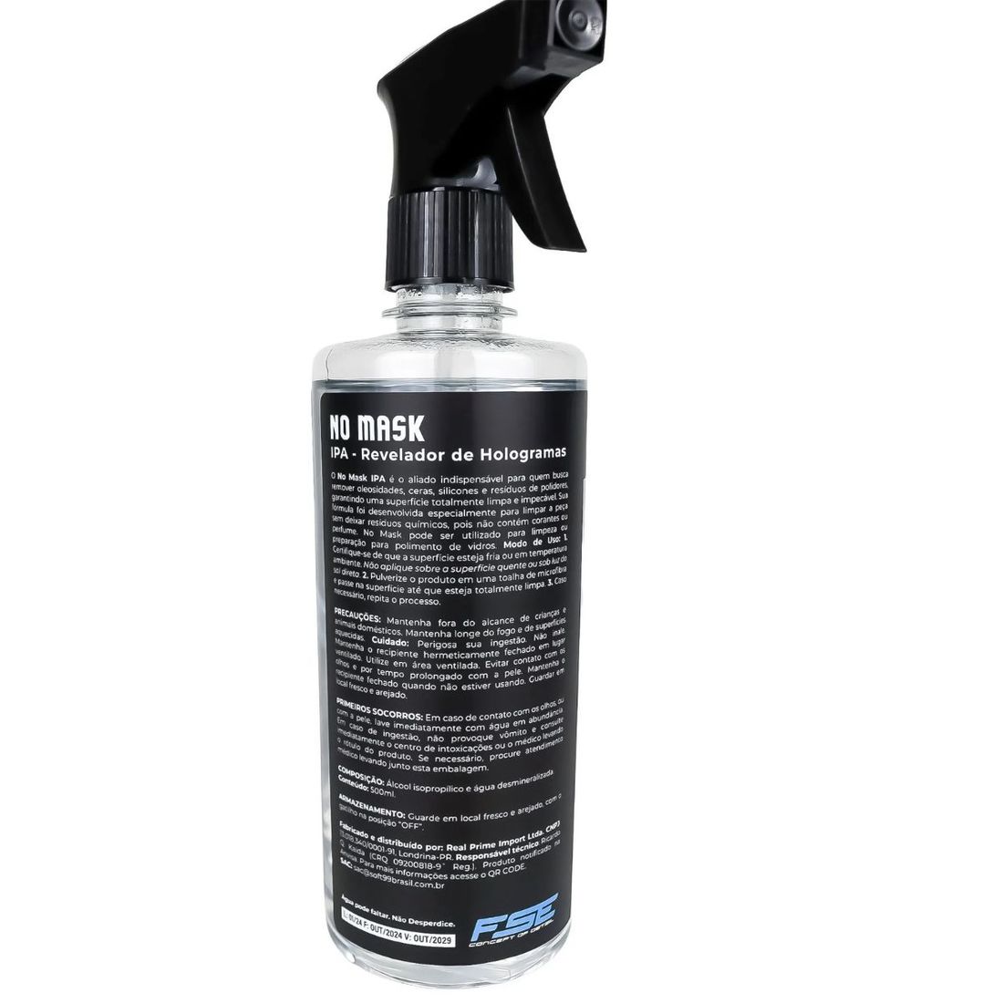 No Mask Revelador de Hologramas 500ml Soft99 Limpa Resíduos