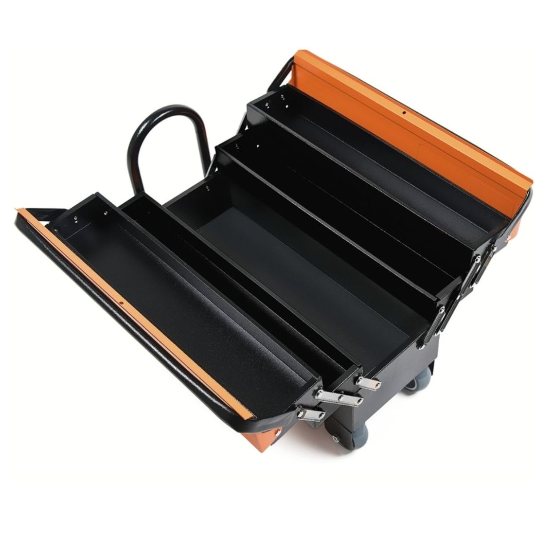 Caixa Sanfonada Cargobox com Rodas e Puxador 5 Gavetas Tramontina PRO 44952/600 Caixa Sanfonada Cargobox com Rodas e Puxador 5 Gavetas Tramontina PRO 44952/600