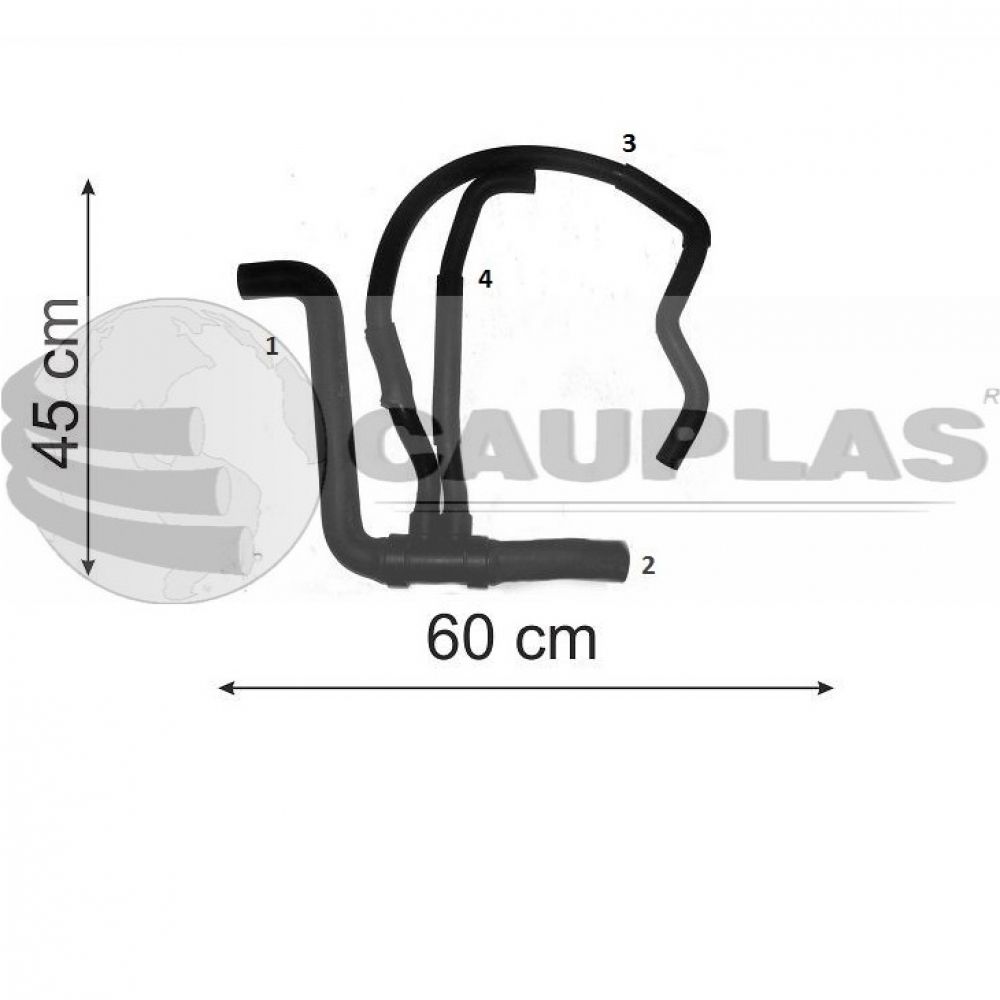 Mangueira Inferior Radiador Xsara Picasso 2.0 16v 1351ET 9641350280