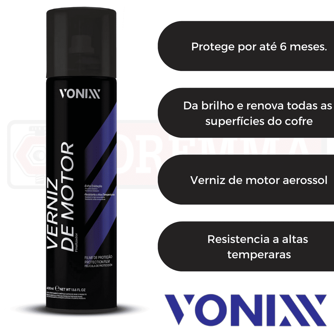 Verniz De Motor Aerossol 400ml Vonixx Verniz De Motor Aerossol 400ml Vonixx