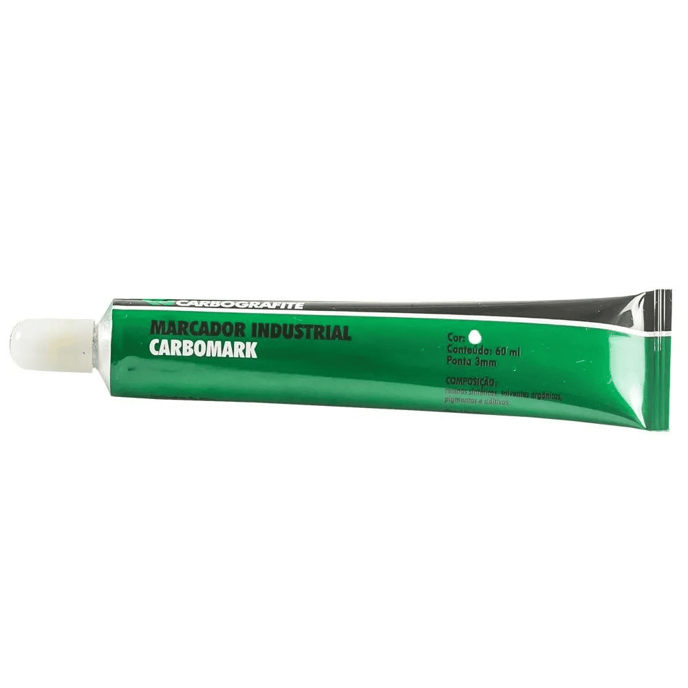 Marcador Industrial Carbomark Branco Carbografite Marcador Industrial Carbomark Branco Carbografite